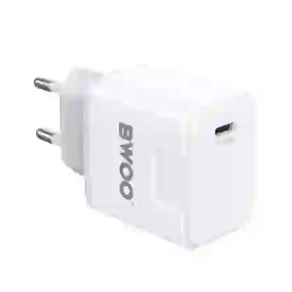 Sạc BWOO 2 cổng USB-A kèm cáp Type-C US CDA64VC 2